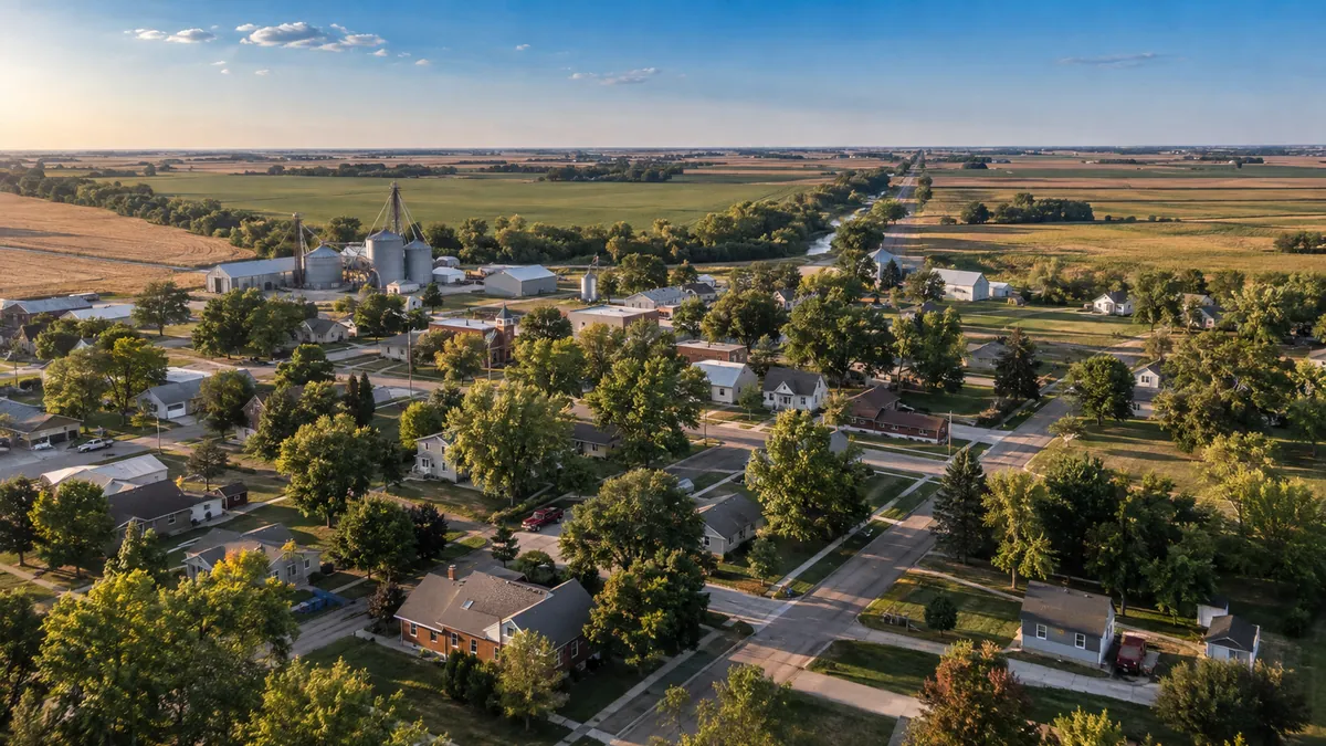 Aerial view of Fillmore, IL
