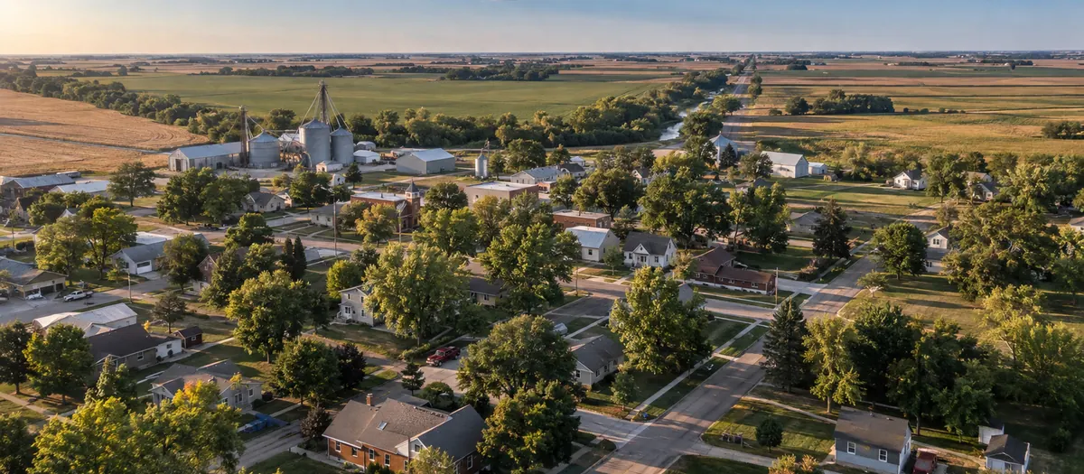 Aerial view of Fillmore, IL