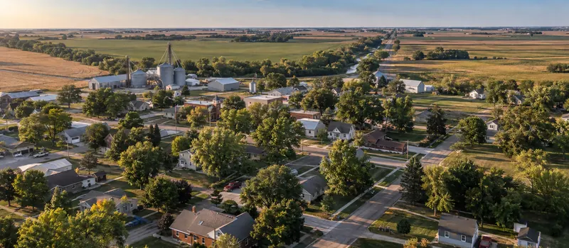 Aerial view of Fillmore, IL