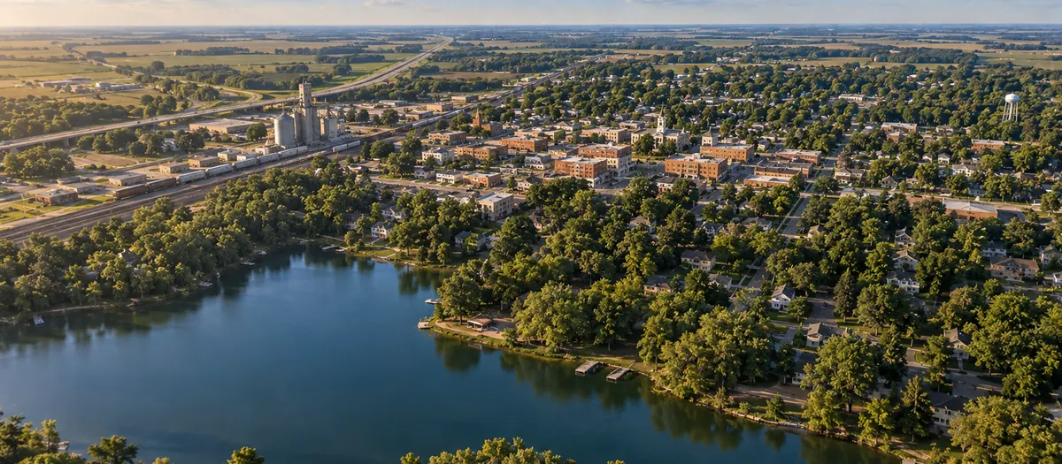 Aerial view of Litchfield, IL